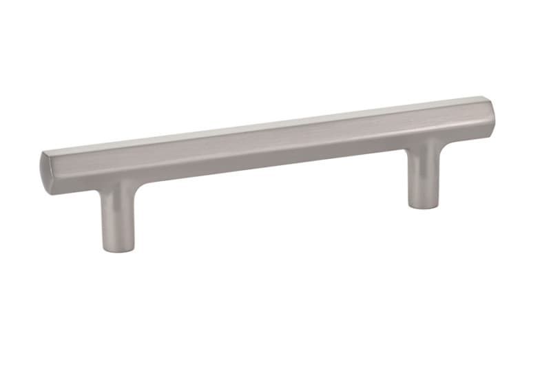 4" Mod Hex Cabinet Pull, Satin Nickel