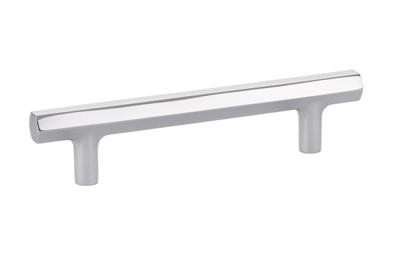 4" Mod Hex Cabinet Pull, Polished Chrome