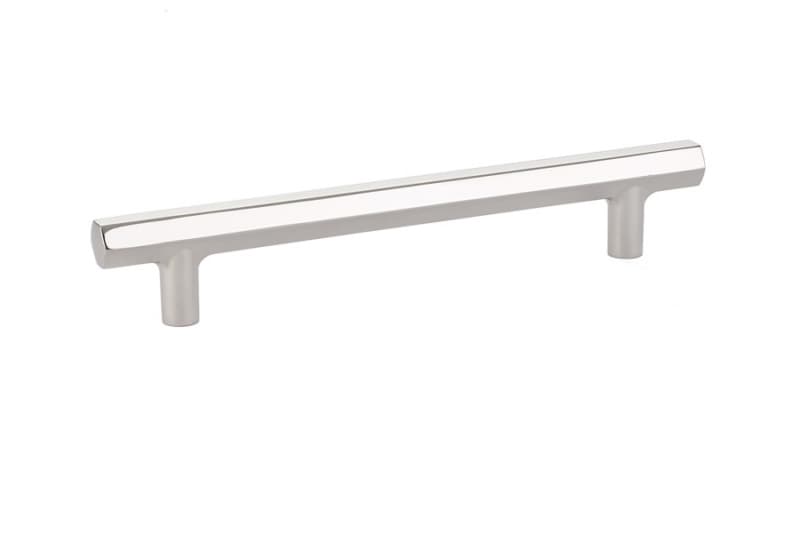 6" Mod Hex Cabinet Pull, Polished Nickel