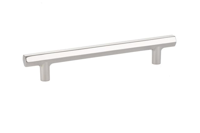 6" Mod Hex Cabinet Pull, Polished Nickel