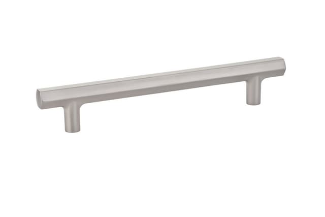 6" Mod Hex Cabinet Pull, Satin Nickel