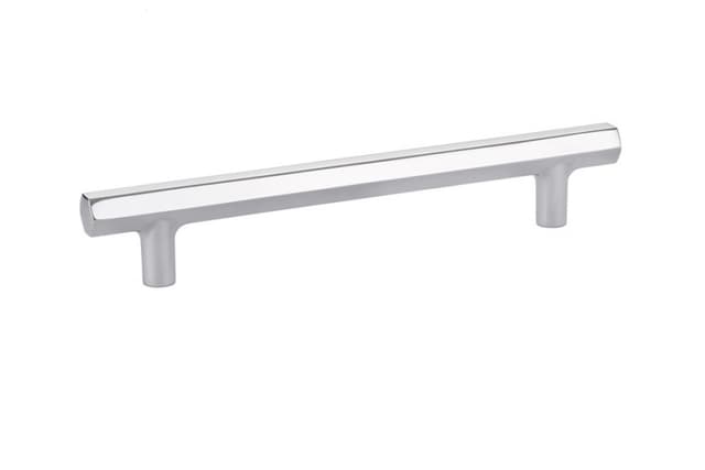 6" Mod Hex Cabinet Pull, Polished Chrome