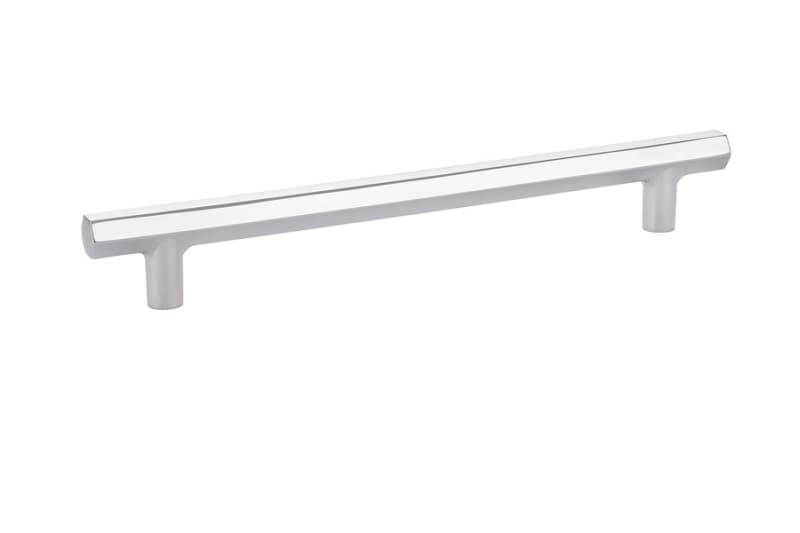 8" Mod Hex Cabinet Pull, Polished Chrome