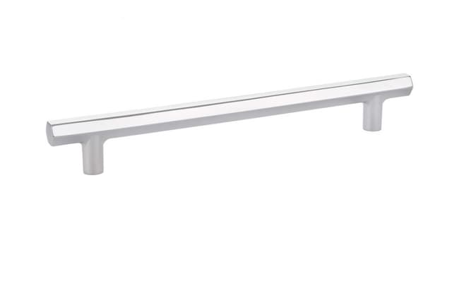8" Mod Hex Cabinet Pull, Polished Chrome