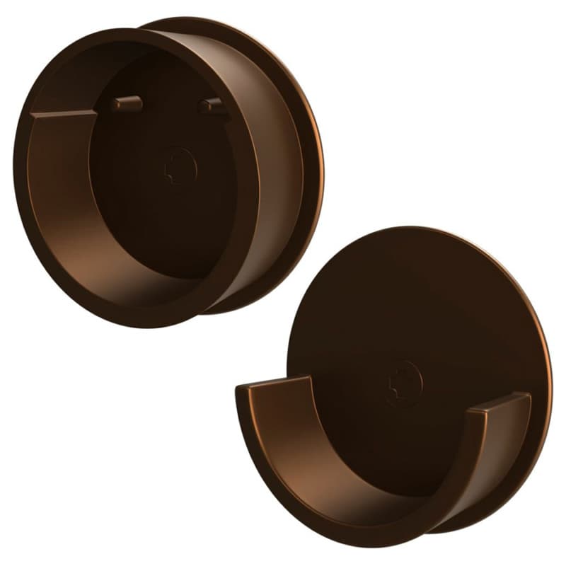 Sidelines Closet Rods Cap, Bronze Finish