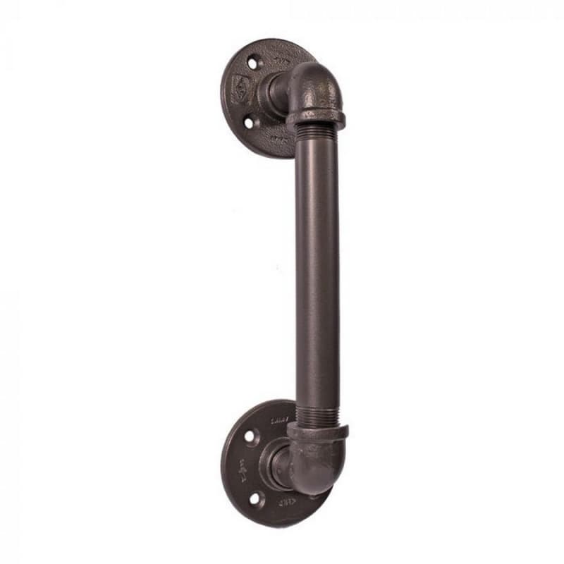 3.5" Pipe Handle Industrial Collection for Rolling Barn Doors, Oil Rubbed Bronze
