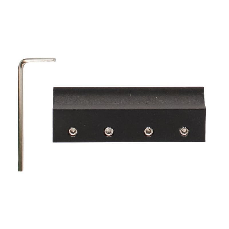 2-3/8" Splice Kit for E-glide Ladder Rail, Black