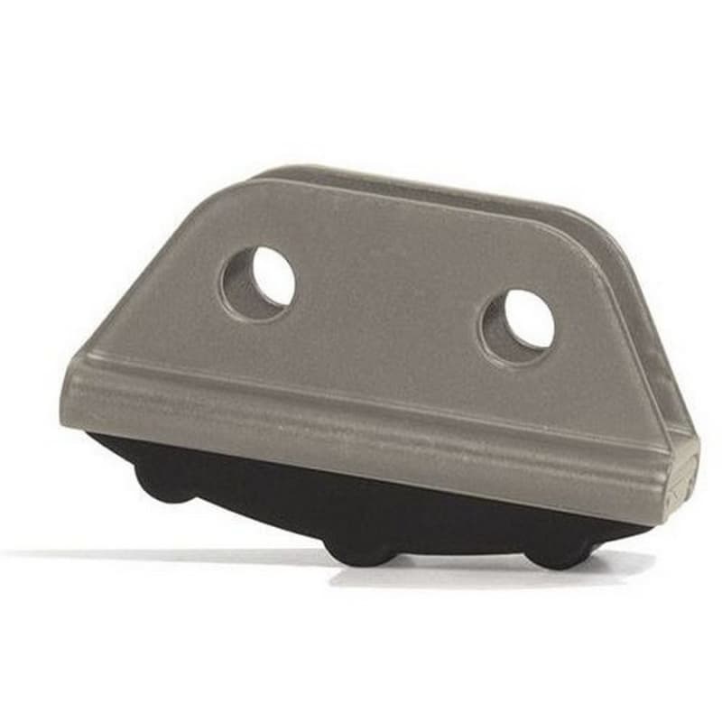 Lower Non-Skid Foot Assembly for Library Ladders, Satin Nickel Finish