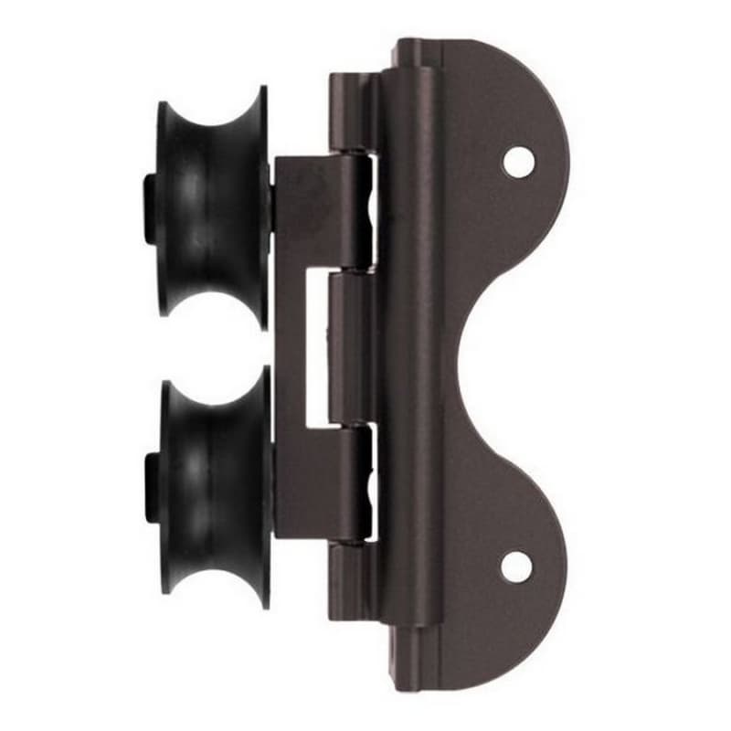 Swivel Top Roller Guide for Library Ladders, Oil Rubbed Bronze Finish