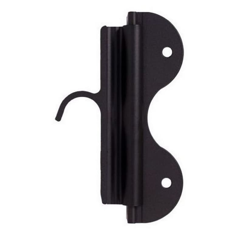 Top Sliding Hook Assembly for Library Ladders, Black Finish