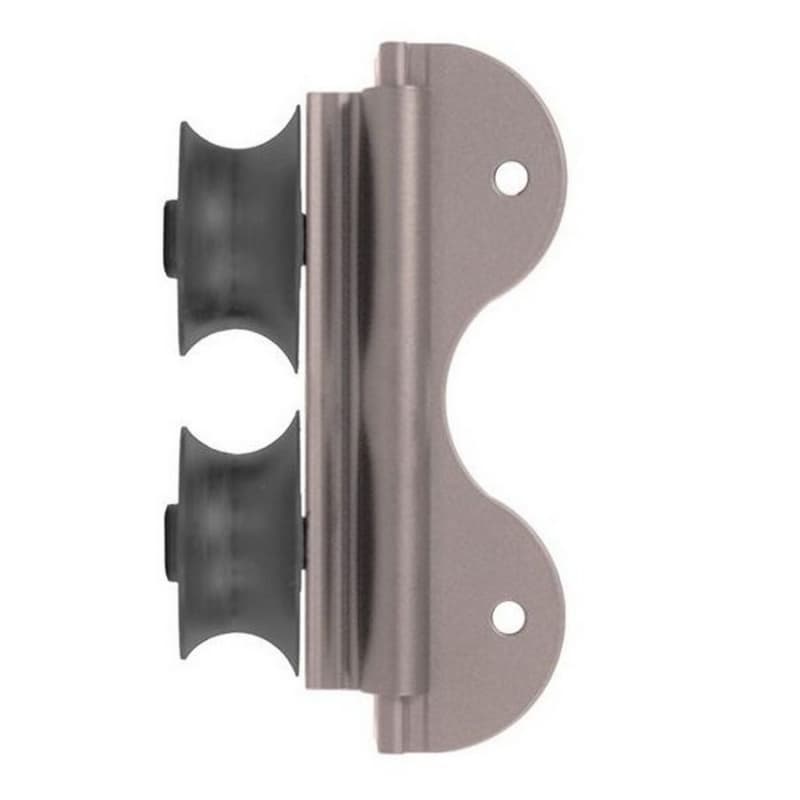 Roller Assembly for Library Ladders, Satin Nickel Finish