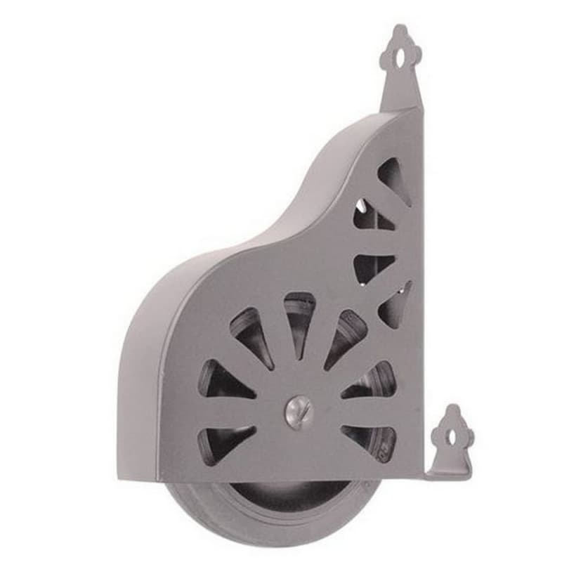 Standard Ladder Wheel Assembly for Library Ladders, Satin Nickel