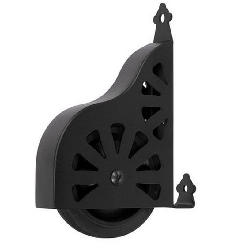 Standard Ladder Wheel Assembly for Library Ladders, Black