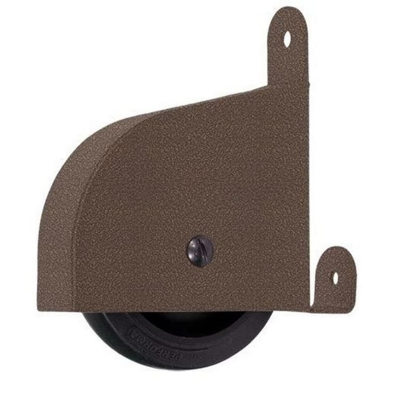 Contemporary Ladder Wheel Assembly for Library Ladders, Hammered Antique Brass