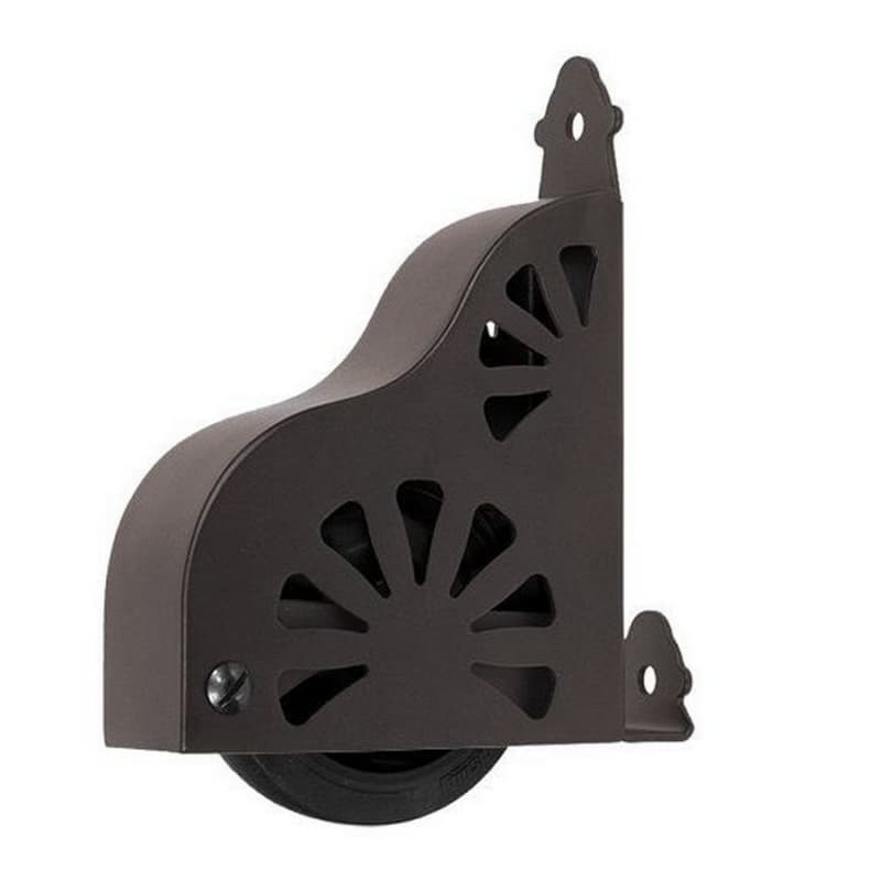 Standard Ladder Wheel Assembly for Library Ladders with Brake, Oil Rubbed Bronze