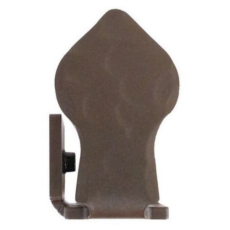 Left Stop Spade Style for Rolling Barn Doors, Bronze