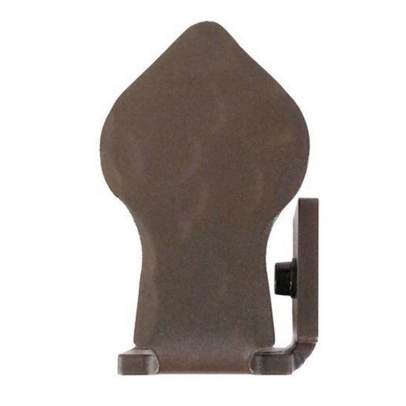 Right Stop Spade Style for Rolling Barn Doors, Bronze