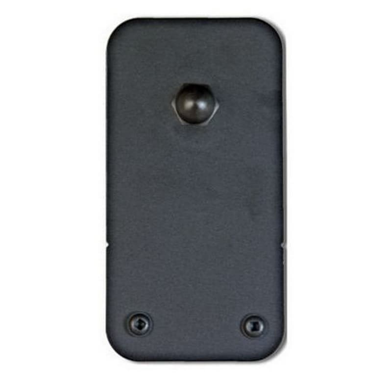 Rectangle Strap with Roller for Rolling Barn Doors, Black