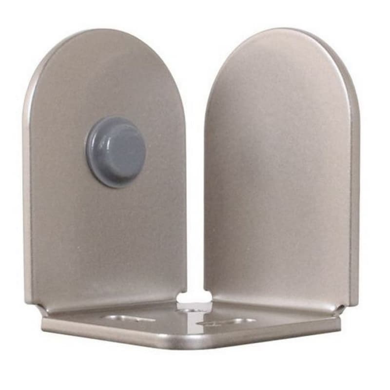 Dome Stop non-Handed for Rolling Barn Doors, Satin Nickel