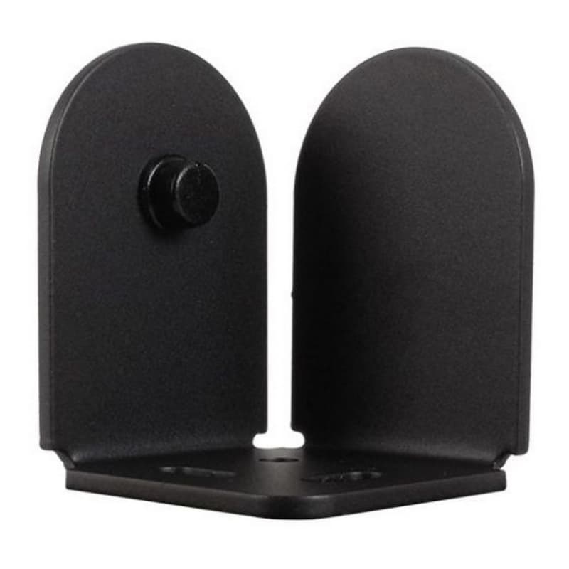 Dome Stop non-Handed for Rolling Barn Doors, Black