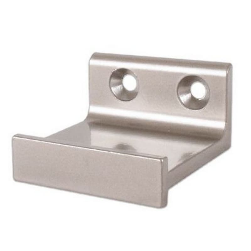 QG Roller Horizontal Bracket Kit, Satin Nickel Finish
