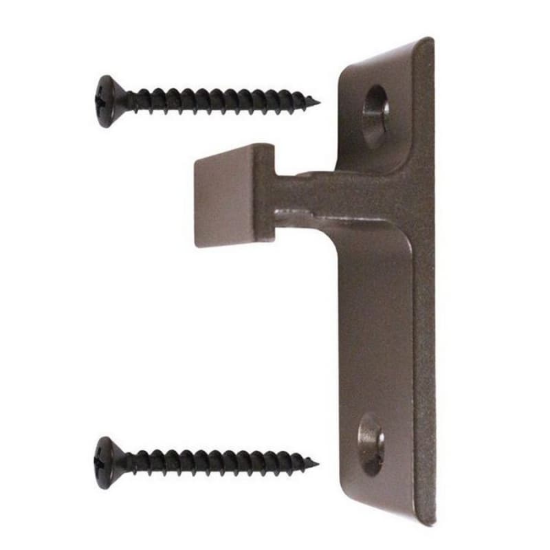 Vertical Wall Bracket For Library Ladders and Rolling Barn Doors, Oil Rubbed Bronze