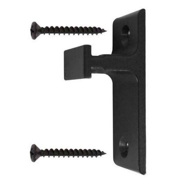 Round Rail Vertical Wall Bracket, Short, Quiet Glide
