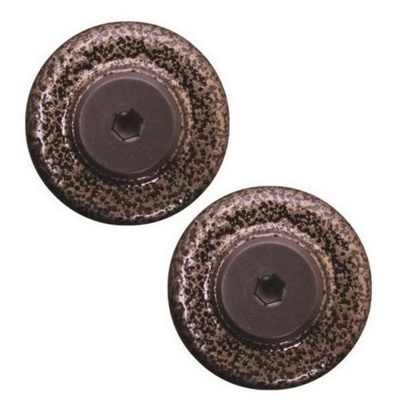 Rail End Cap Stop Kit, Hammered Antique Brass Finish