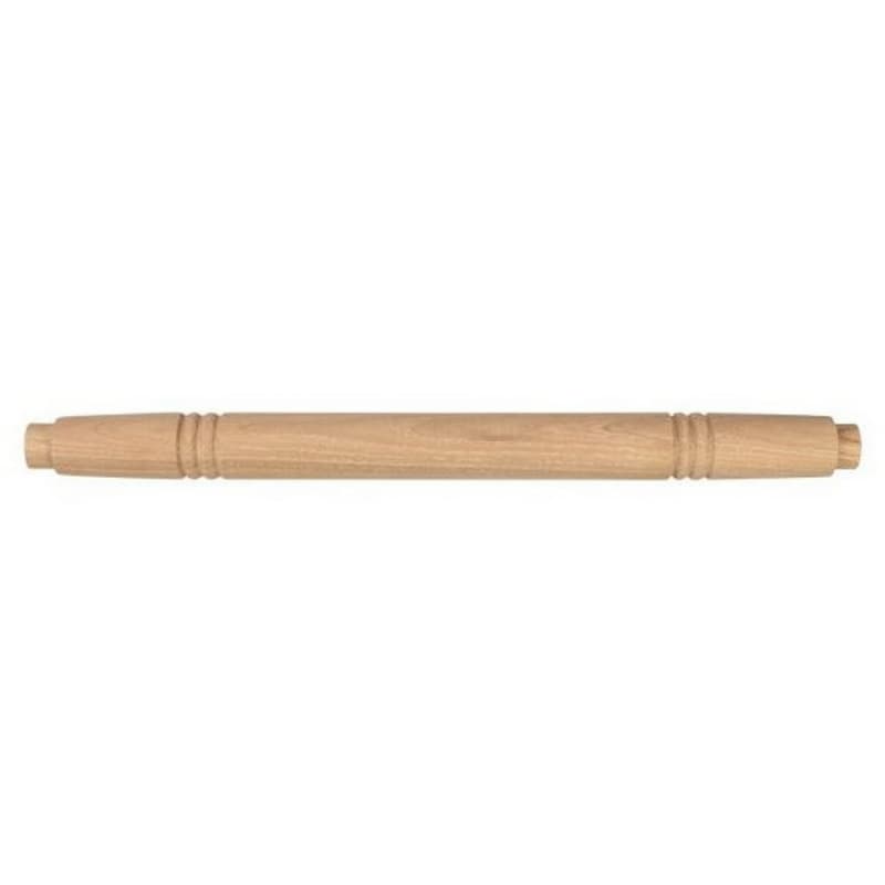 1-1/4" x 19-3/8" Wide Turned Top Rung for Library Ladders, Ash