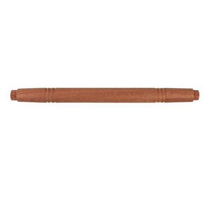 1-1/4" x 19-3/8" Wide Turned Top Rung for Library Ladders, Mahogany