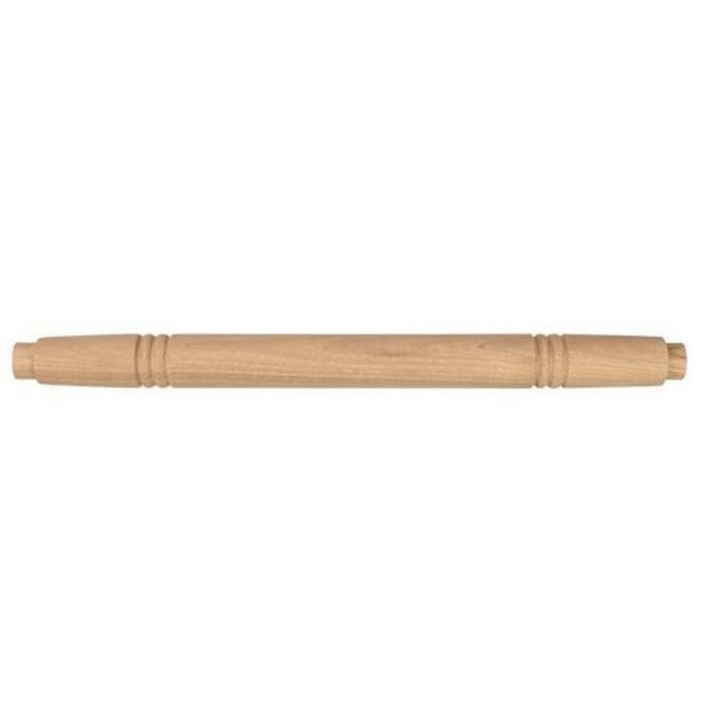 1-1/4" x 15-3/8" Wide Turned Top Rung for Library Ladders, Ash