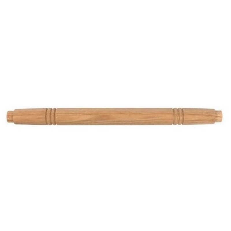 1-1/4" x 15-3/8" Wide Turned Top Rung for Library Ladders, Hickory