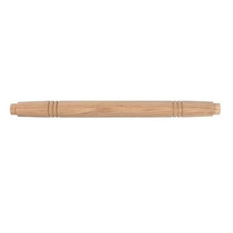 1-1/4" x 15-3/8" Wide Turned Top Rung for Library Ladders, Maple