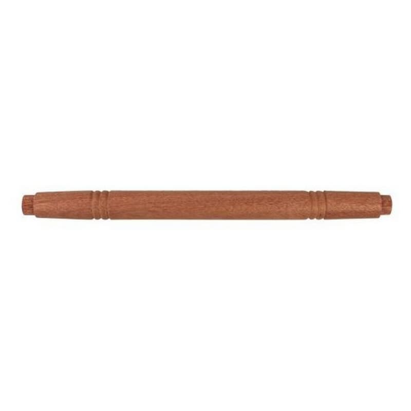 1-1/4" x 15-3/8" Wide Turned Top Rung for Library Ladders, Mahogany