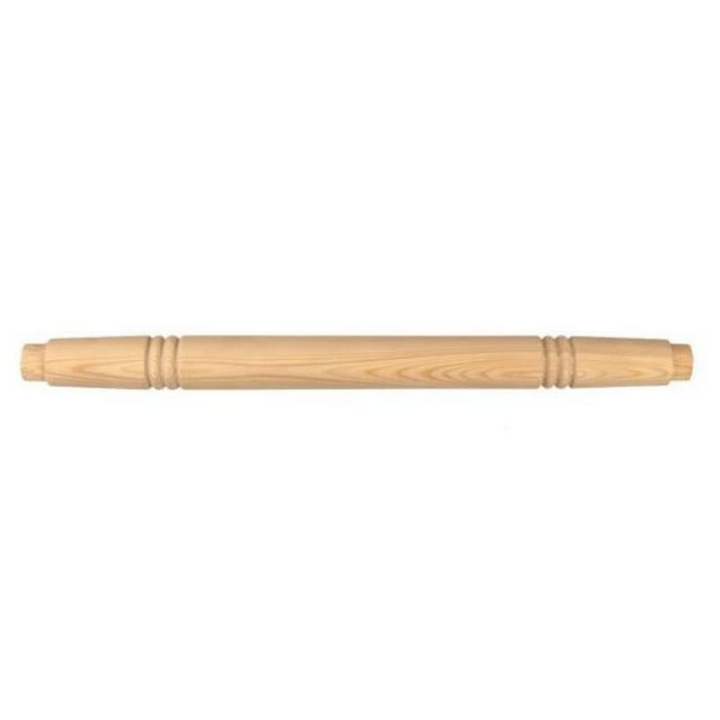 1-1/4" x 15-3/8" Wide Turned Top Rung for Library Ladders, Pine