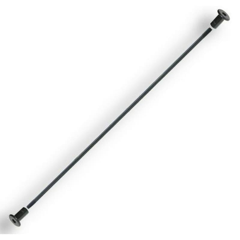 16" Step Support Kit for Library Ladders, Black Finish Finish