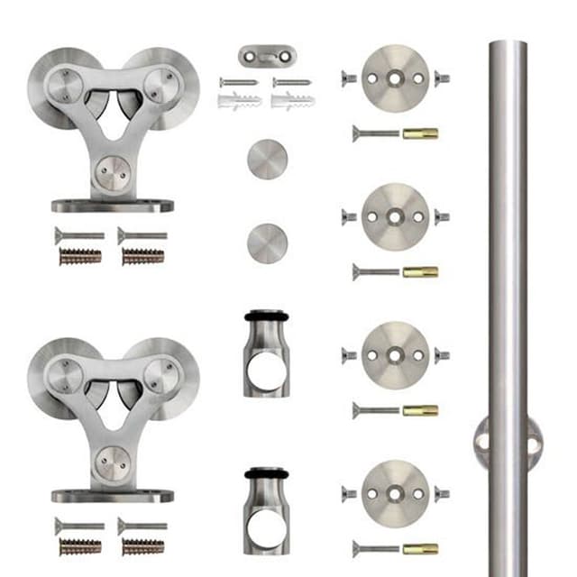 Top Mount Hardware Kit with Rail, Quiet Glide