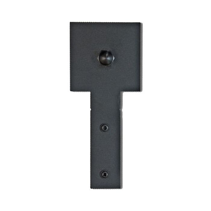 Cube Strap with Roller for Rolling Barn Doors, Black