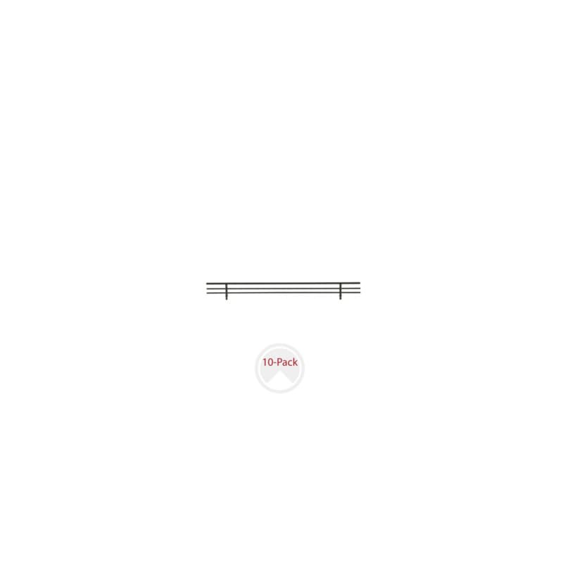 17" CSRSL Wire Shoe Rail, Matte Black