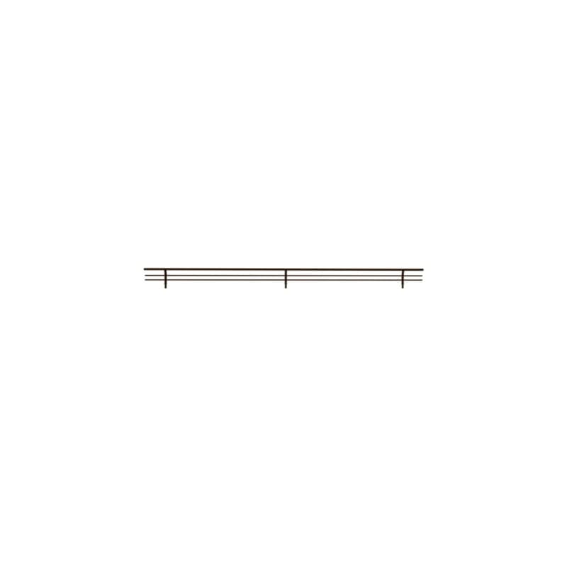 29" Sidelines Wire Shoe Rail, Bronze Finish