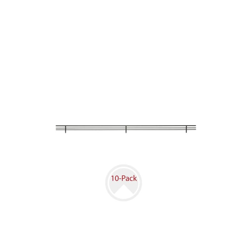 35" CSRSL Wire Shoe Rail, Matte Black