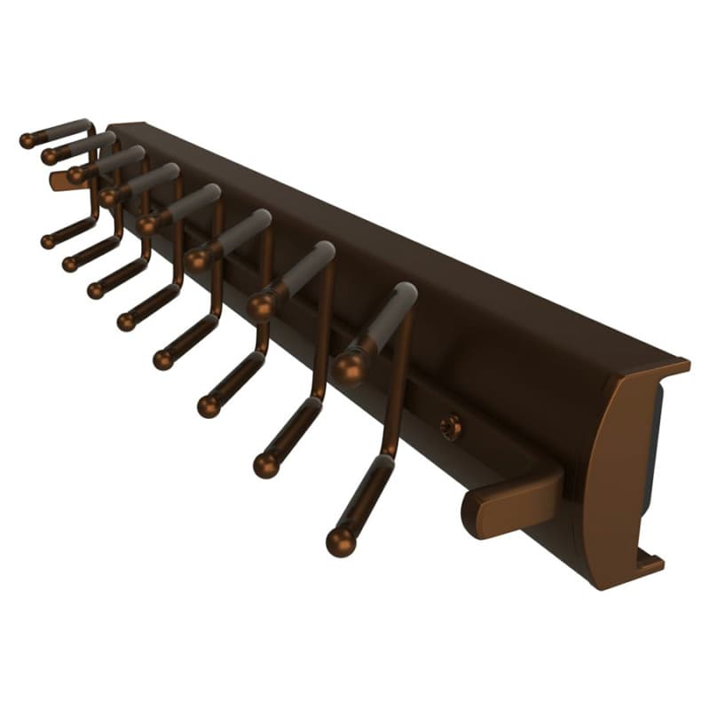 13-11/16" Sidelines Swivel Tie Rack, Bronze Finish