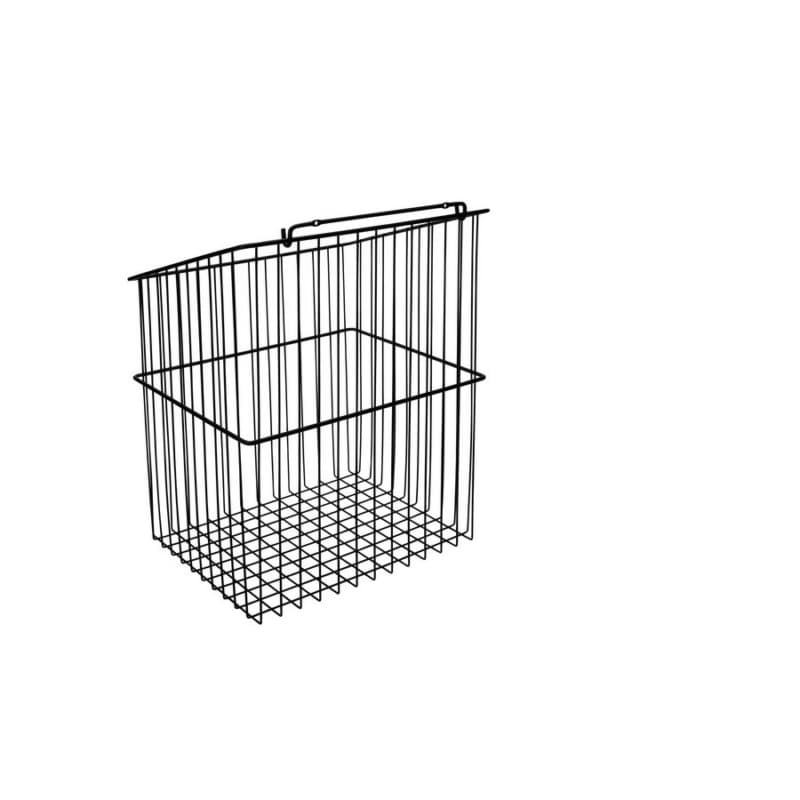 19-1/2" x 13-1/2" x 16" Wide Tilt-Out Wire Hamper, Matte Black