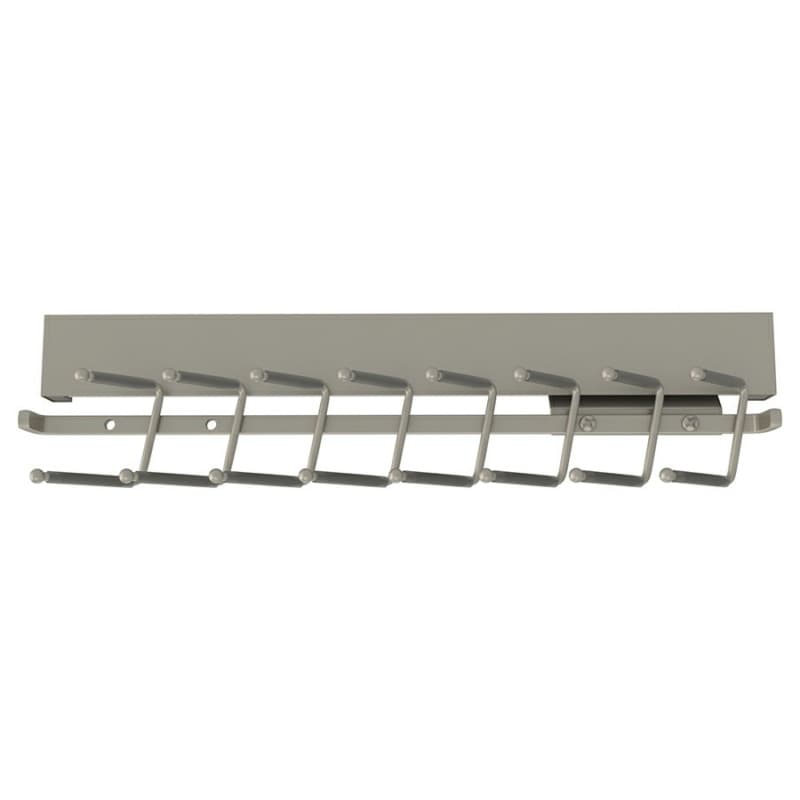 13-25/32" Sidelines Slide-Out Tie Rack, Satin Nickel Finish