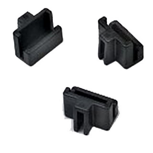 File Rail Clips, Plastic, Black