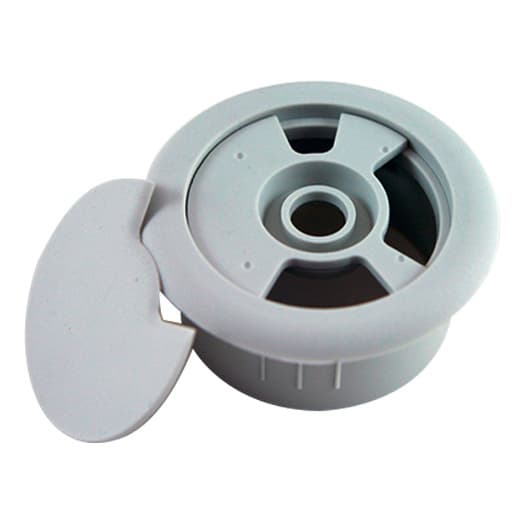 50mm Wire Grommet, White