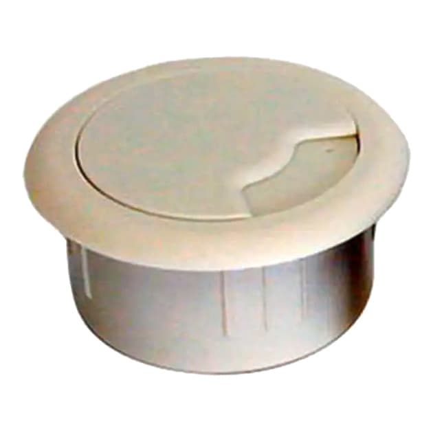 80mm Wire Grommet, Almond