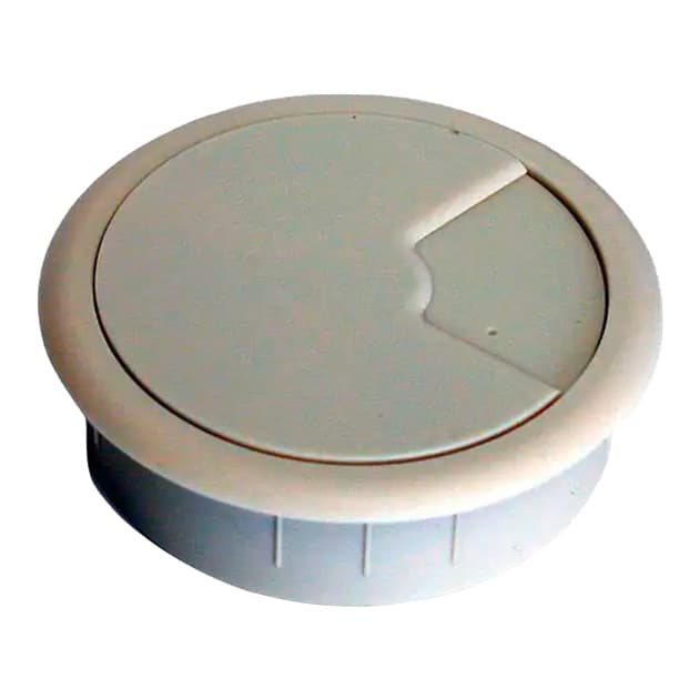 80mm Wire Grommet, Battleship Gray