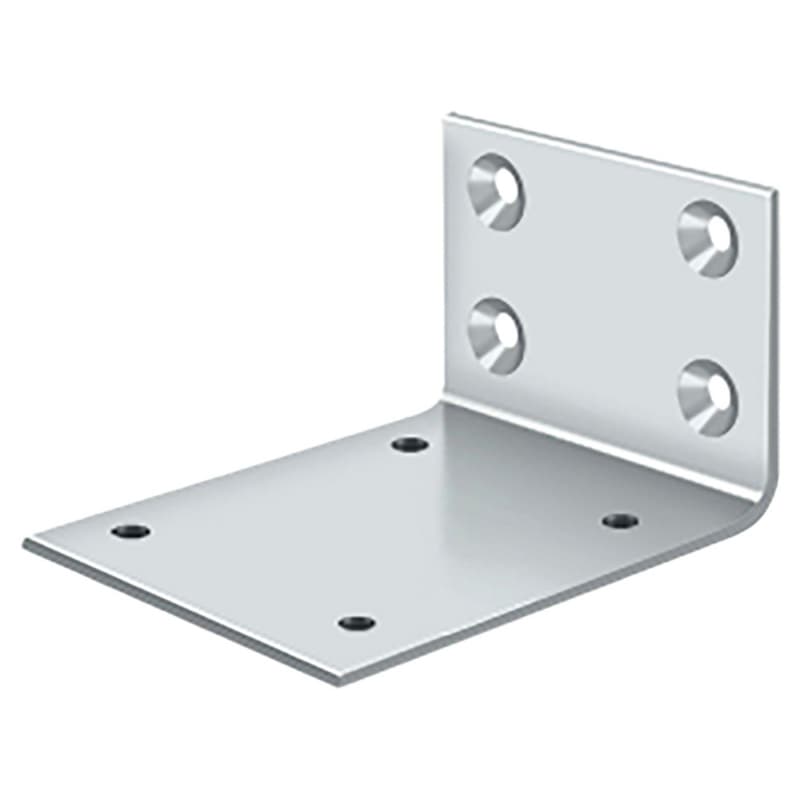 3-5/8" Jamb Bracket for DASH95, Polished Chrome