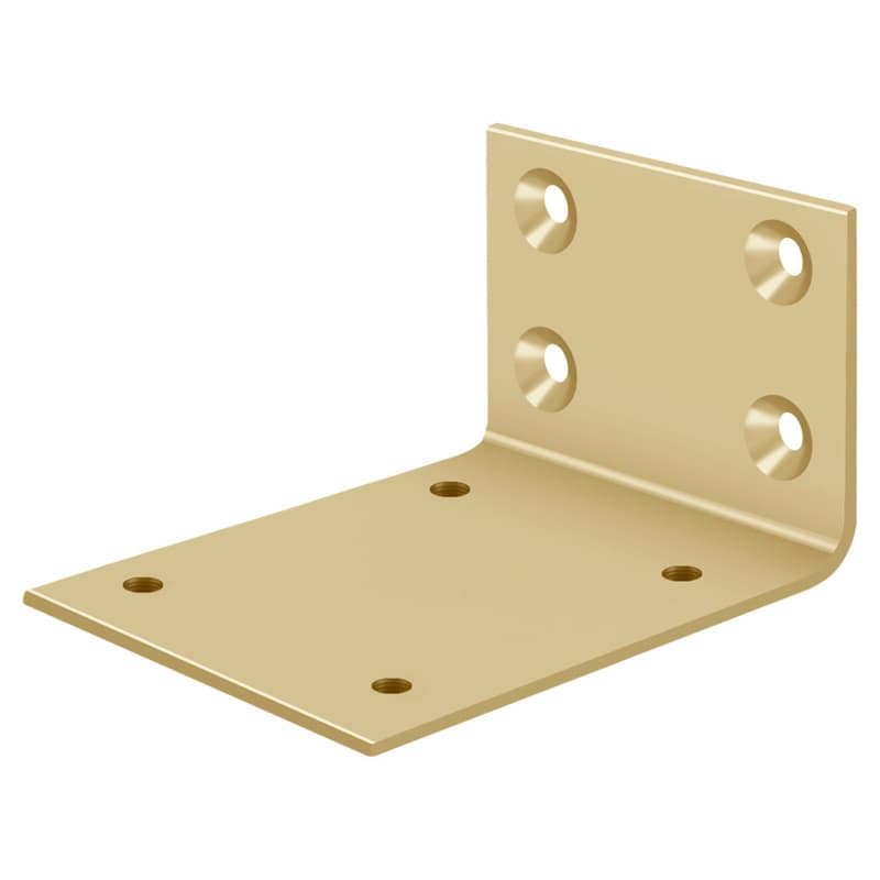 3-5/8" Jamb Bracket for DASH95, Brushed Brass